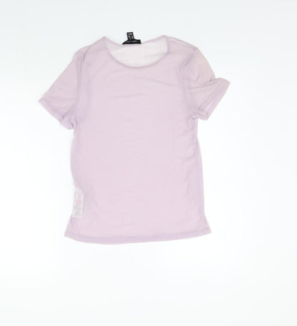 New Look Womens Purple   Basic T-Shirt Size 8