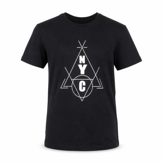 Jeff & Co  Girls Black   Basic T-Shirt Size 8-9 Years  - NYC