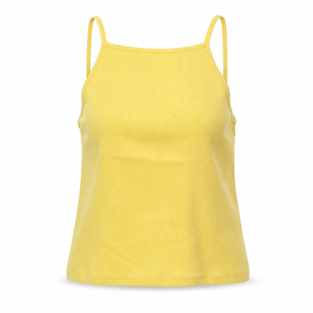 New Look Womens Yellow   Basic Tank Size 14