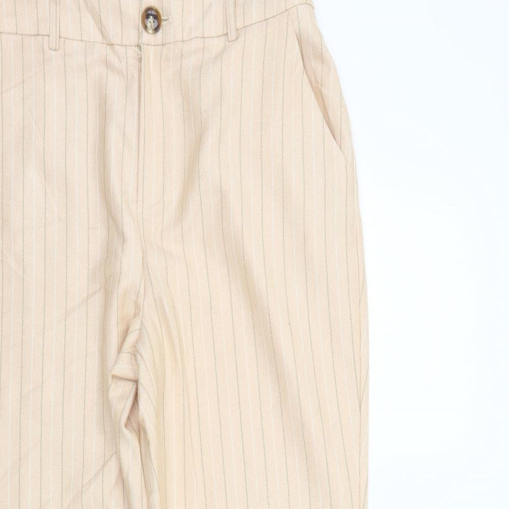 Missguided Womens Beige   Trousers  Size 12 L28 in