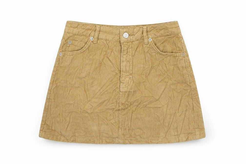 Topshop Womens Beige   A-Line Skirt Size 8