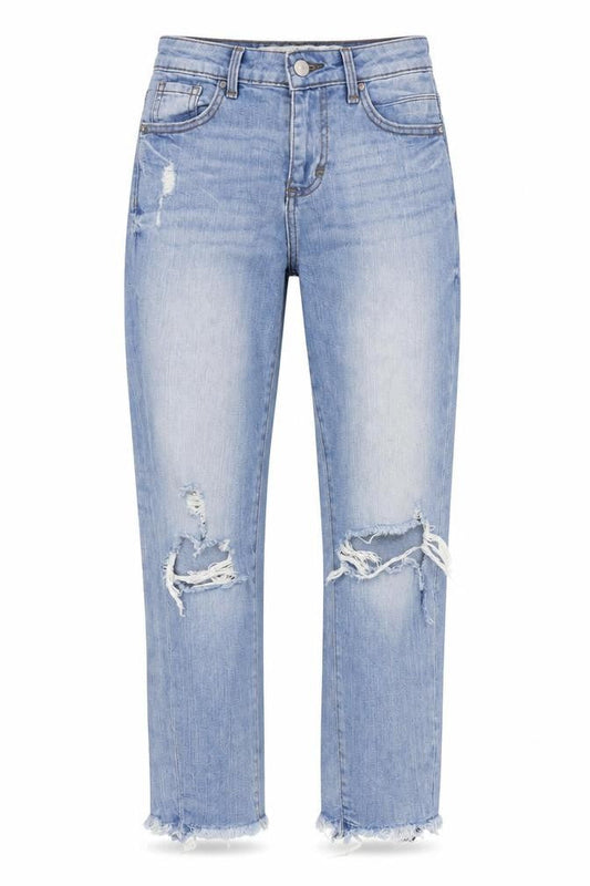 deniem co Womens Blue   Straight Jeans Size 8 L25 in