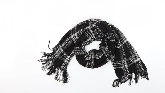 Prewoen Womens Black Check   Scarf