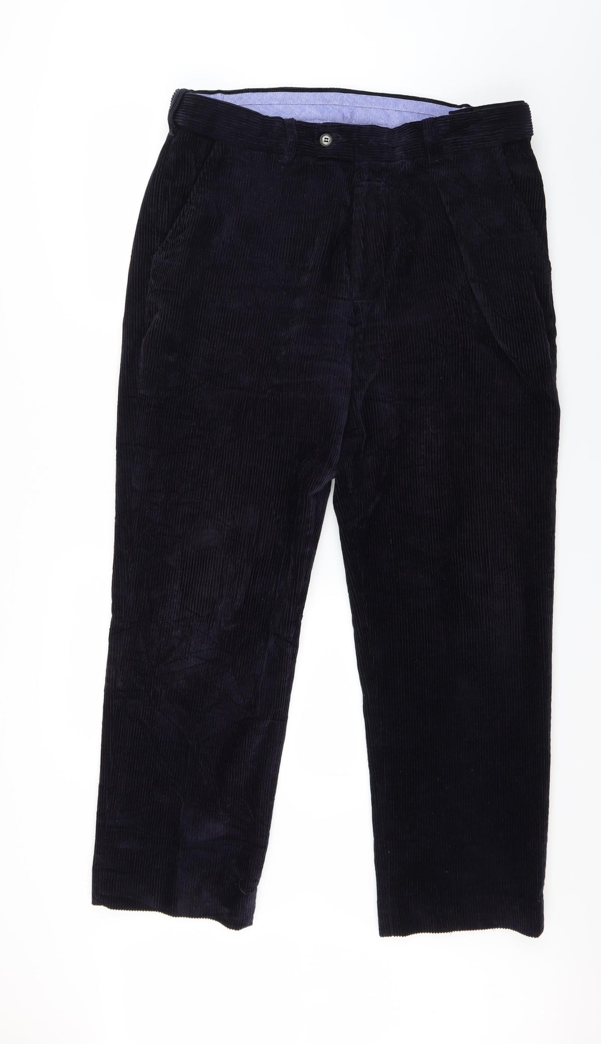 Skopes Womens Blue  Corduroy Trousers  Size 36 L29 in