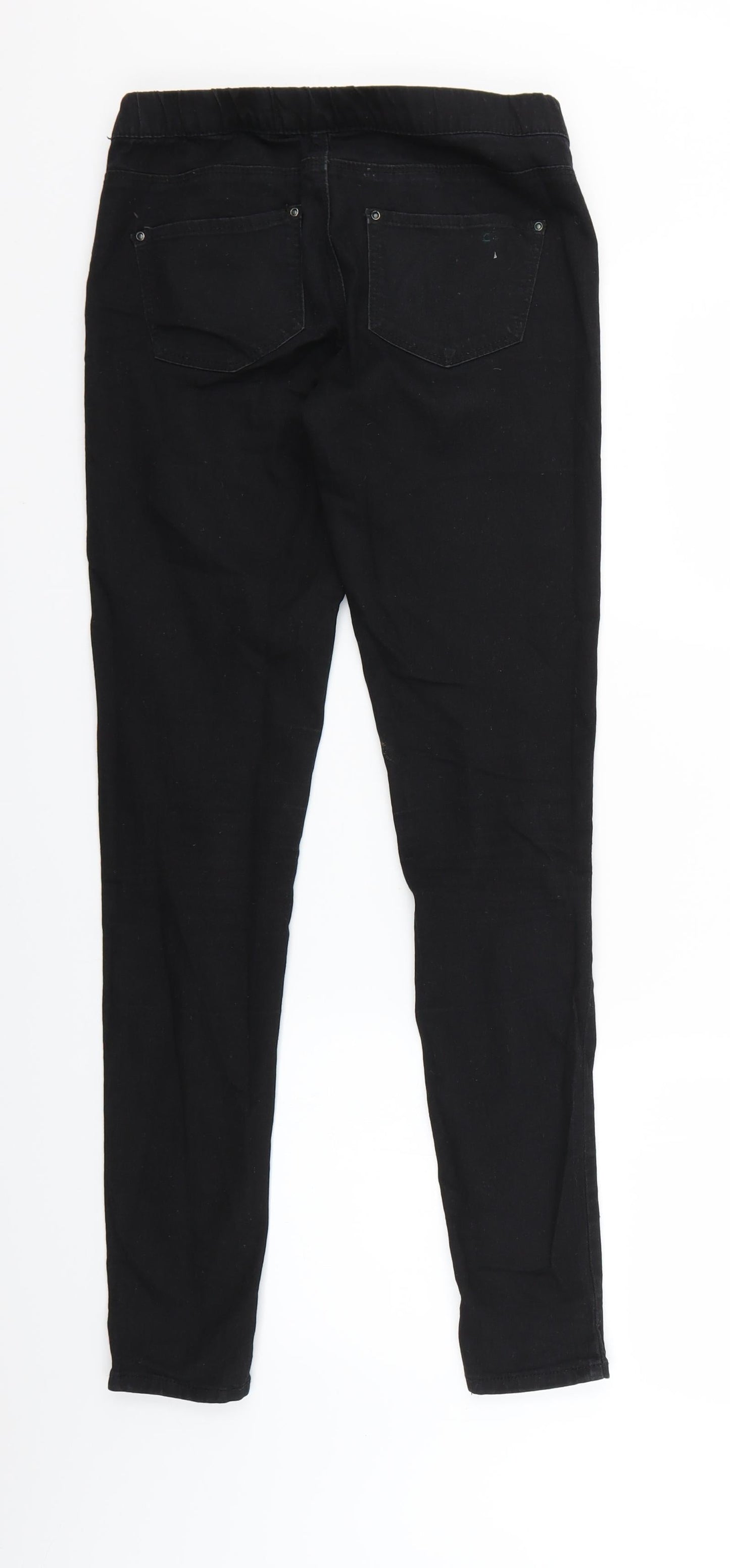 Primark Womens Black  Denim Jegging Jeans Size 6 L27 in