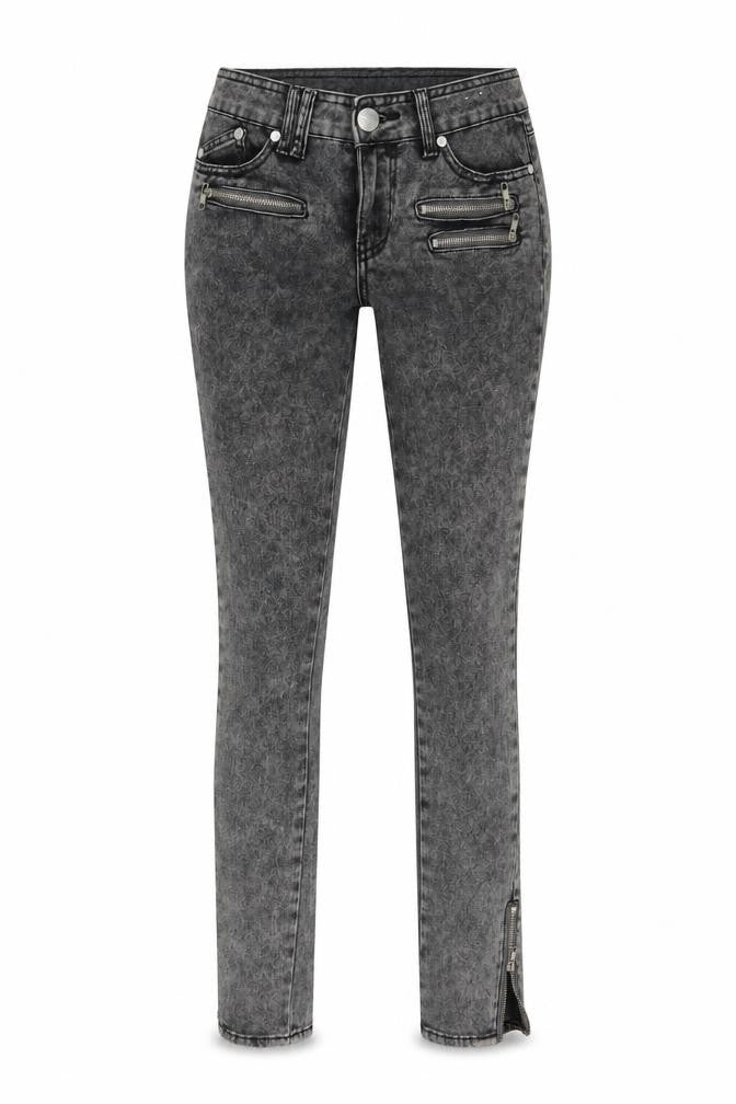 Primark Womens Black  Denim Skinny Jeans Size 6 L27 in