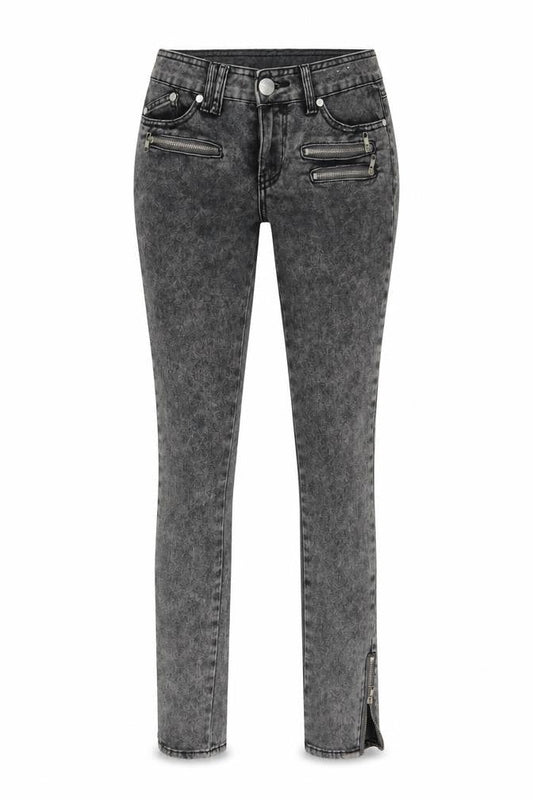Primark Womens Black  Denim Skinny Jeans Size 6 L27 in