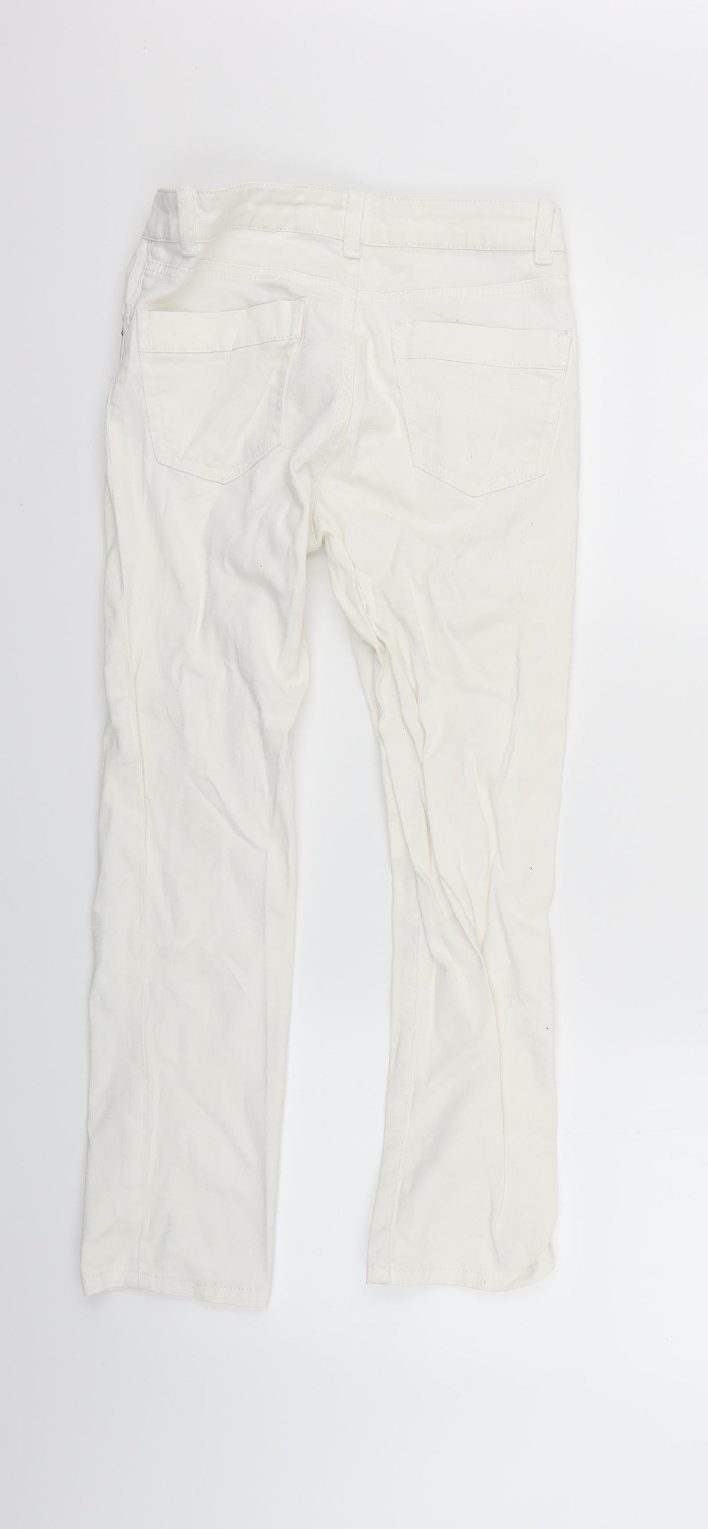 Waredenim Womens White  Denim Skinny Jeans Size 6 L23 in