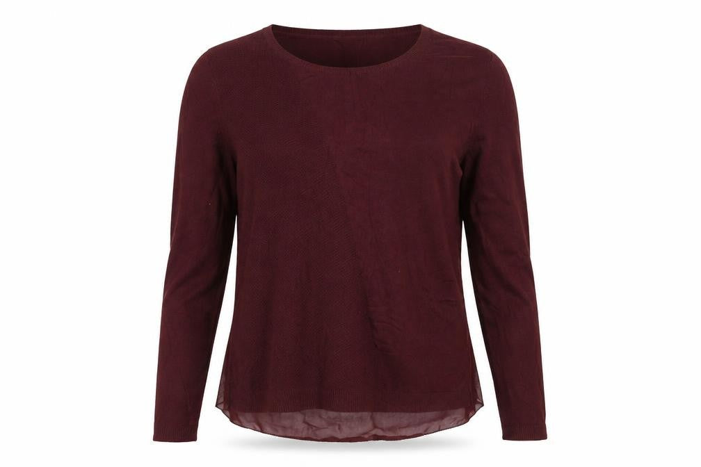 Lucky Brand Womens Red   Pullover Jumper Size M