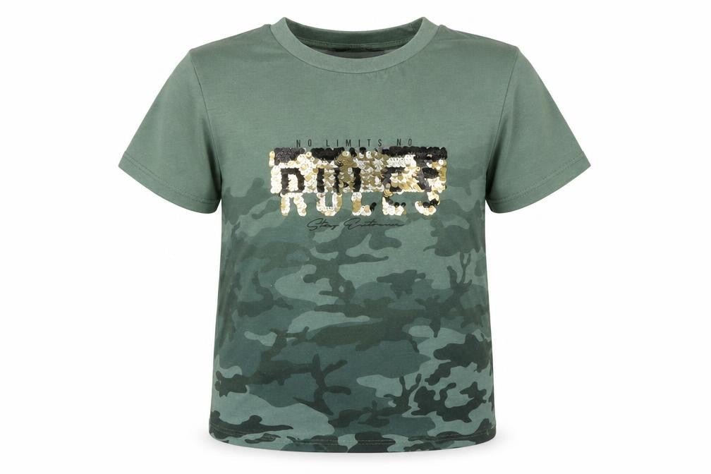 George Girls Green   Basic T-Shirt Size 7-8 Years