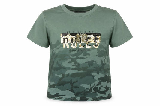 George Girls Green   Basic T-Shirt Size 7-8 Years