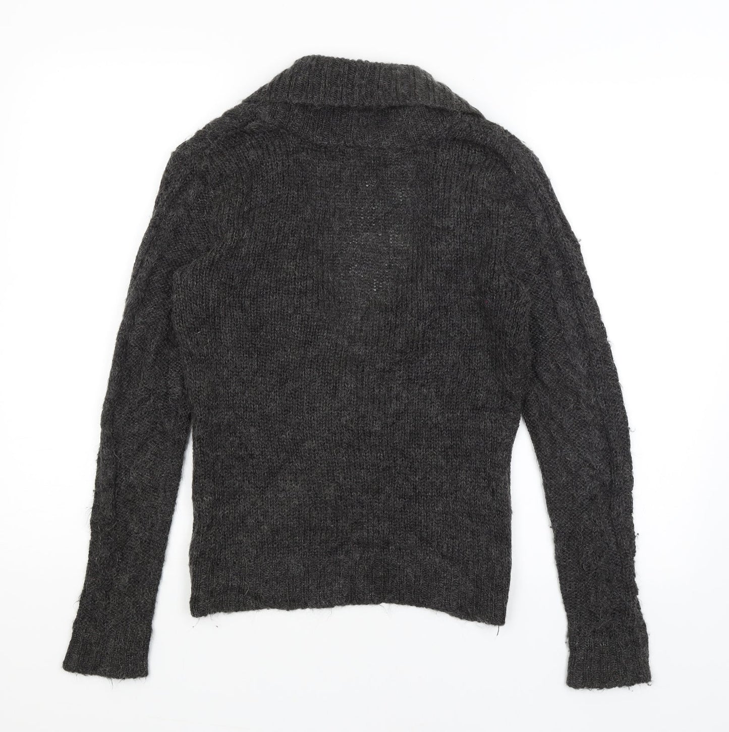 Divided Womens Grey   Cardigan Jumper Size 10