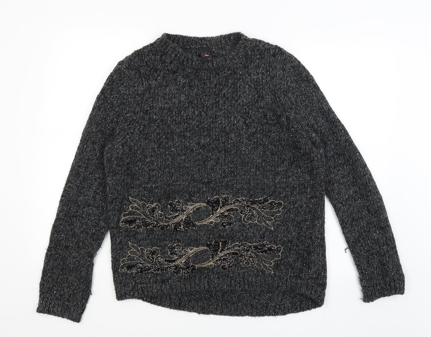 Gok for Tu Womens Black   Pullover Jumper Size 12