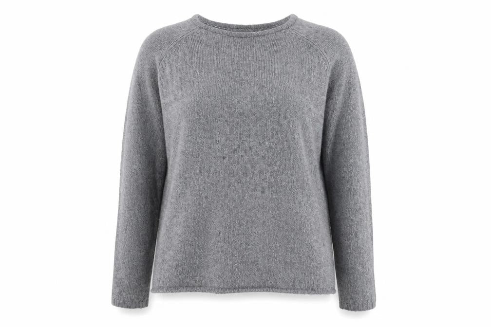 Saint Tropez Womens Grey   Pullover Jumper Size M
