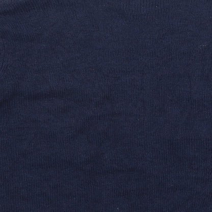 Next Womens Blue   Wrap Jumper Size 12