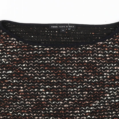 Next Womens Black   Pullover Jumper Size 10