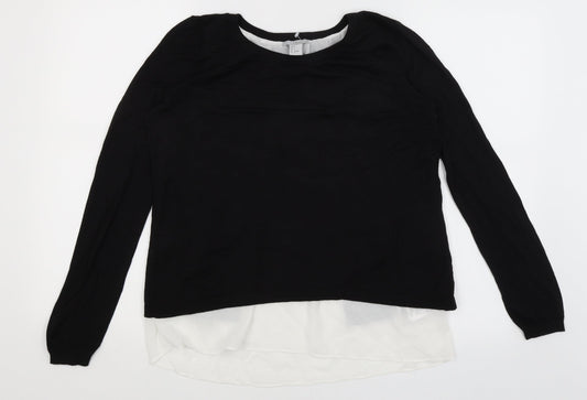 H&M Womens Black   Pullover Jumper Size S