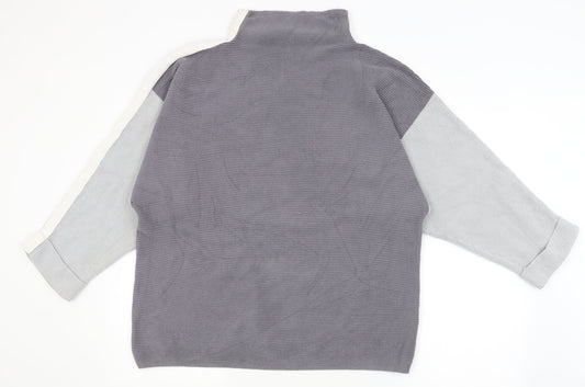 M&Co Womens Grey   Pullover Jumper Size 16