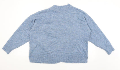 Tu Womens Blue   Wrap Jumper Size 18