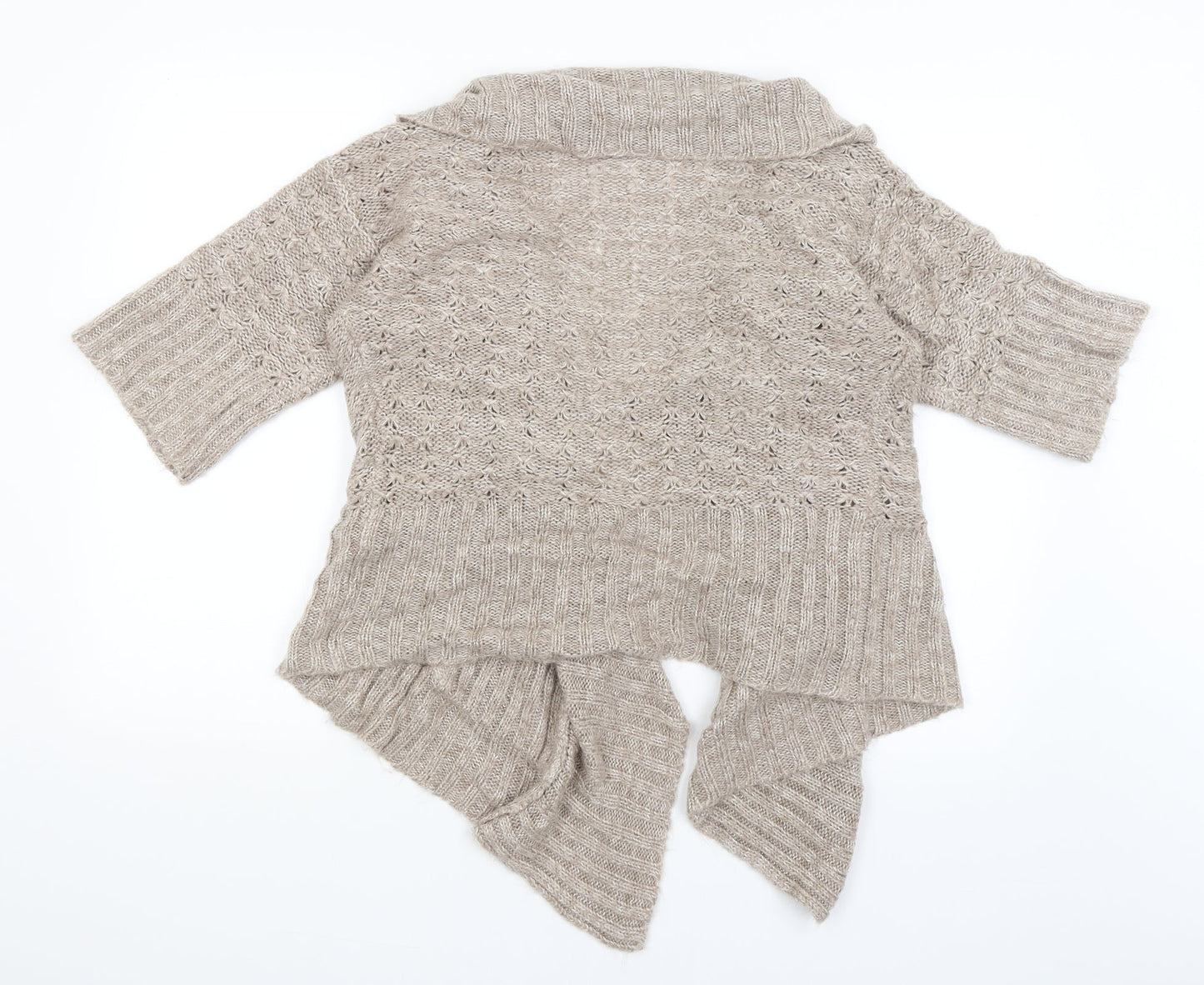 New Look Womens Brown   Wrap Jumper Size 10
