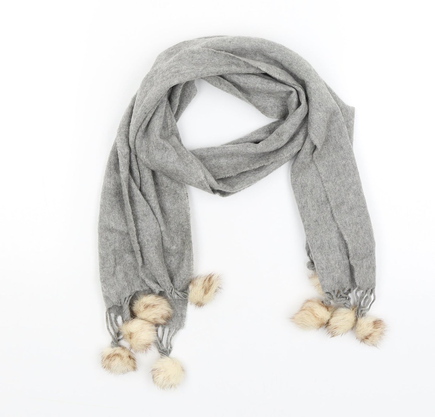 Preworn Womens Grey    Scarf