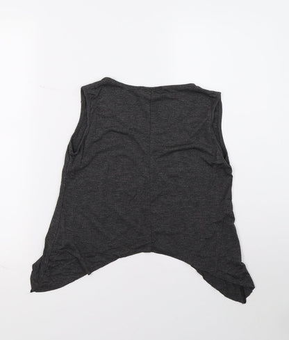 JG designs Womens Grey   Basic Tank Size M