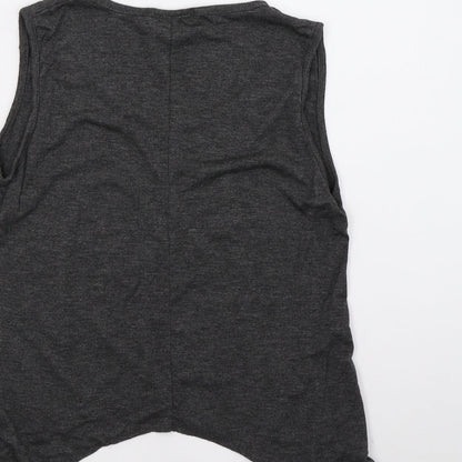 JG designs Womens Grey   Basic Tank Size M