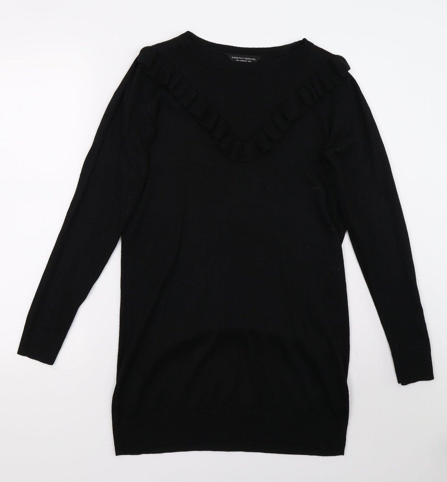 Dorothy Perkins Womens Black   Pullover Jumper Size 8