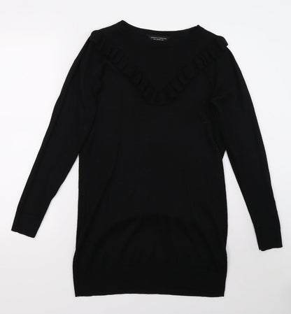 Preloved Dorothy Perkins Womens Black   Pullover Jumper Size 8 - Front