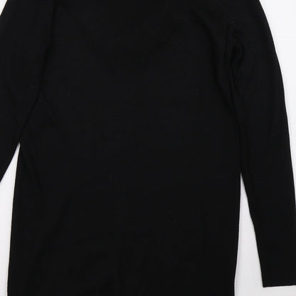 Preloved Dorothy Perkins Womens Black   Pullover Jumper Size 8 - Label