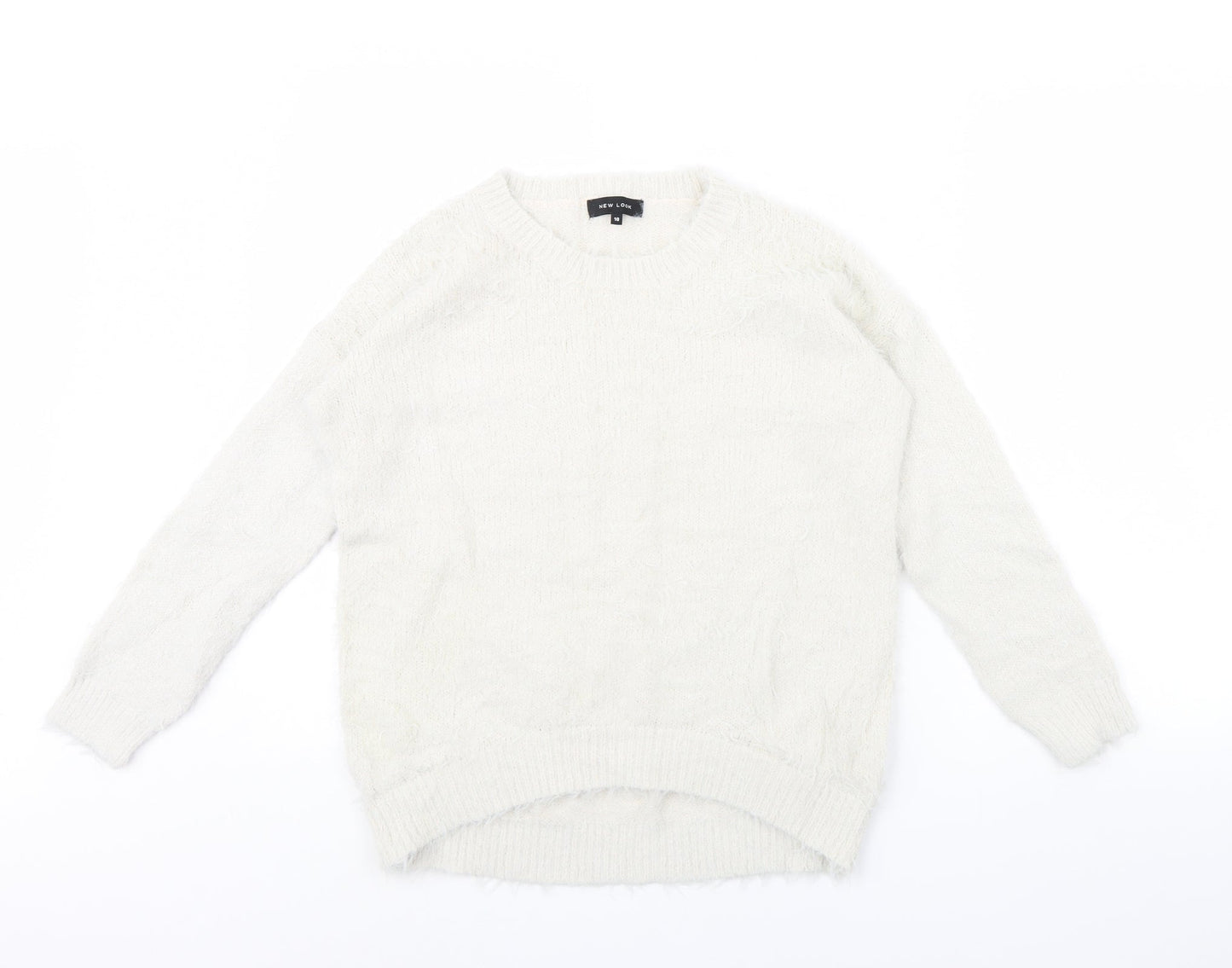 New Look Womens Ivory   Pullover Jumper Size 10