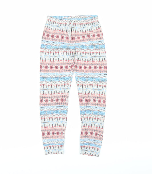 Nutmeg Girls Multicoloured Striped  Cami Pyjama Pants Size 8 Years