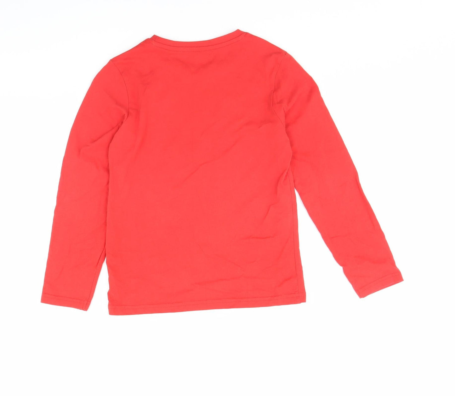 Nutmeg Boys Red   Basic T-Shirt Size 11 Years  - christmas