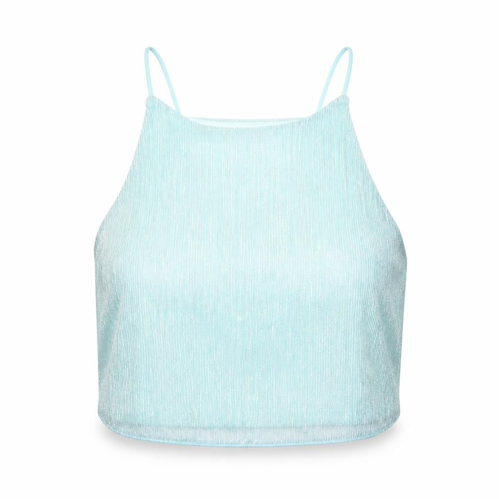 Topshop Womens Green   Cropped Tank Size 12
