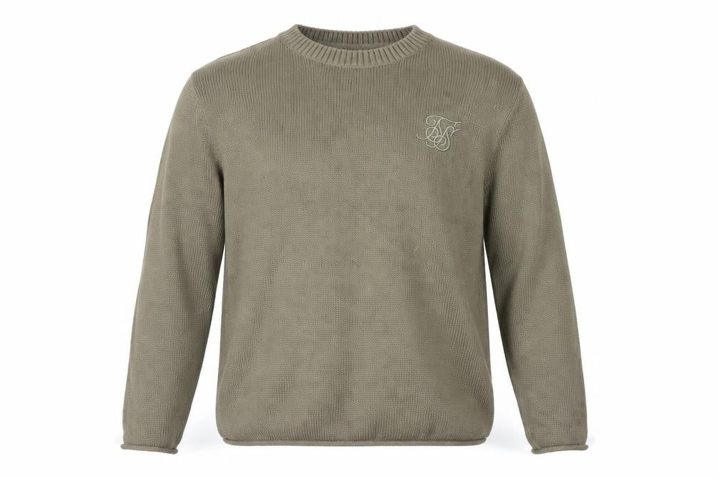 Siksih Mens Green   Pullover Jumper Size L