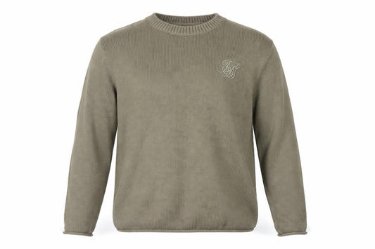 Siksih Mens Green   Pullover Jumper Size L
