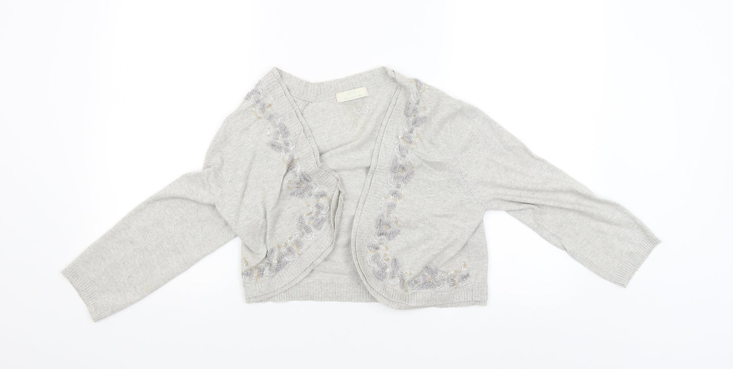 Marks and Spencer Womens Grey   Cardigan Jumper Size 14