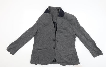 River Island Womens Grey   Jacket Coat Size 44