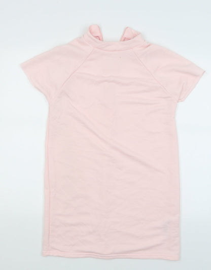 Back view of ASOS women’s pink jumper, size UK 8