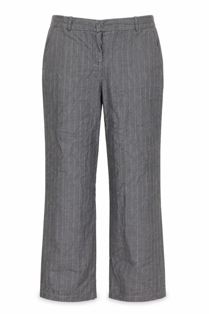 Princples Womens Grey Check  Trousers  Size 32 L27 in