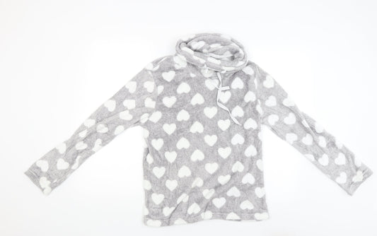 Matalan Womens Grey Solid  Babydoll Dress Size S  - Hearts