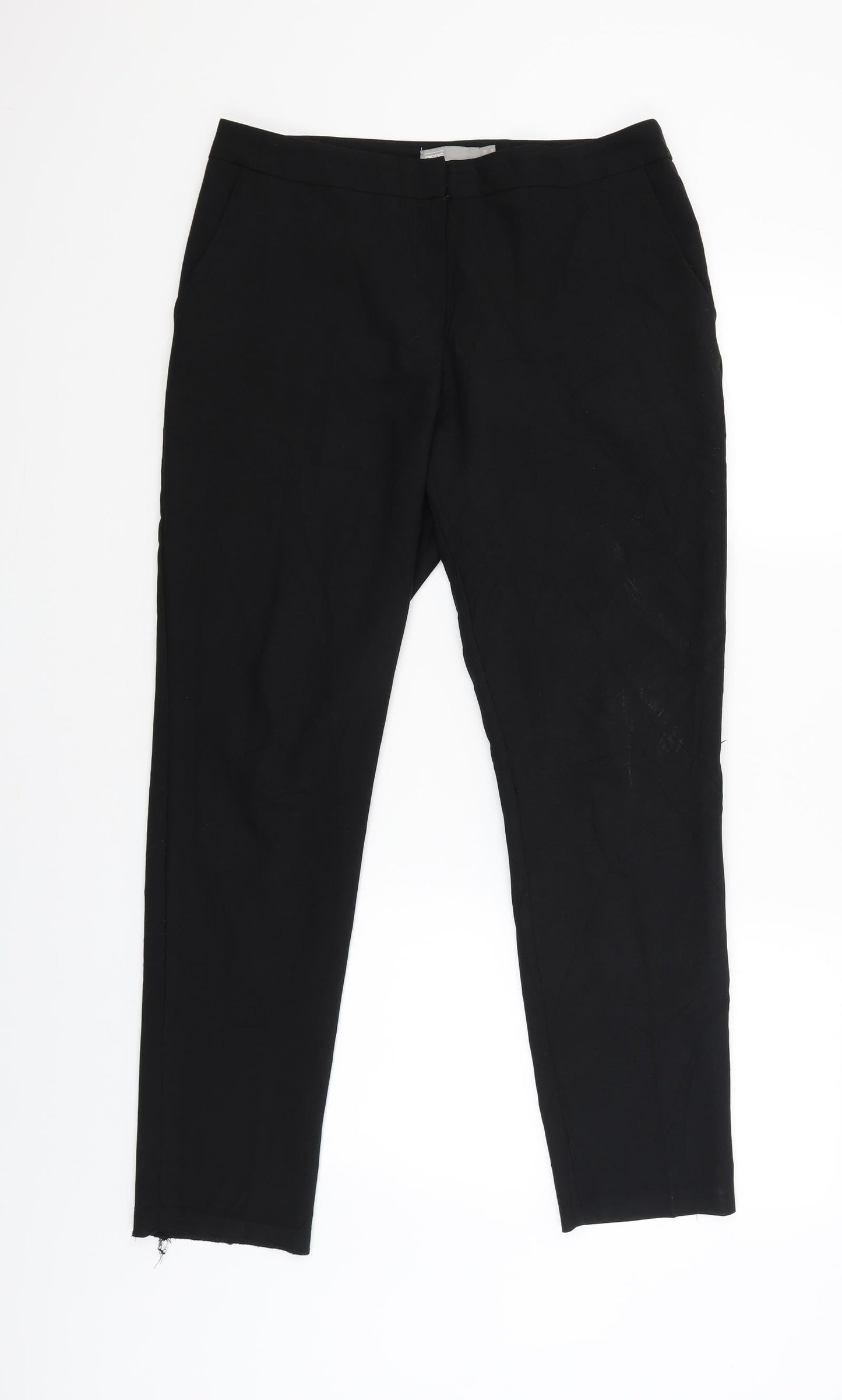 ASOS Womens Black   Trousers  Size 12 L27 in