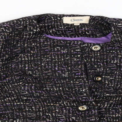 Classics Womens Black   Jacket  Size 12