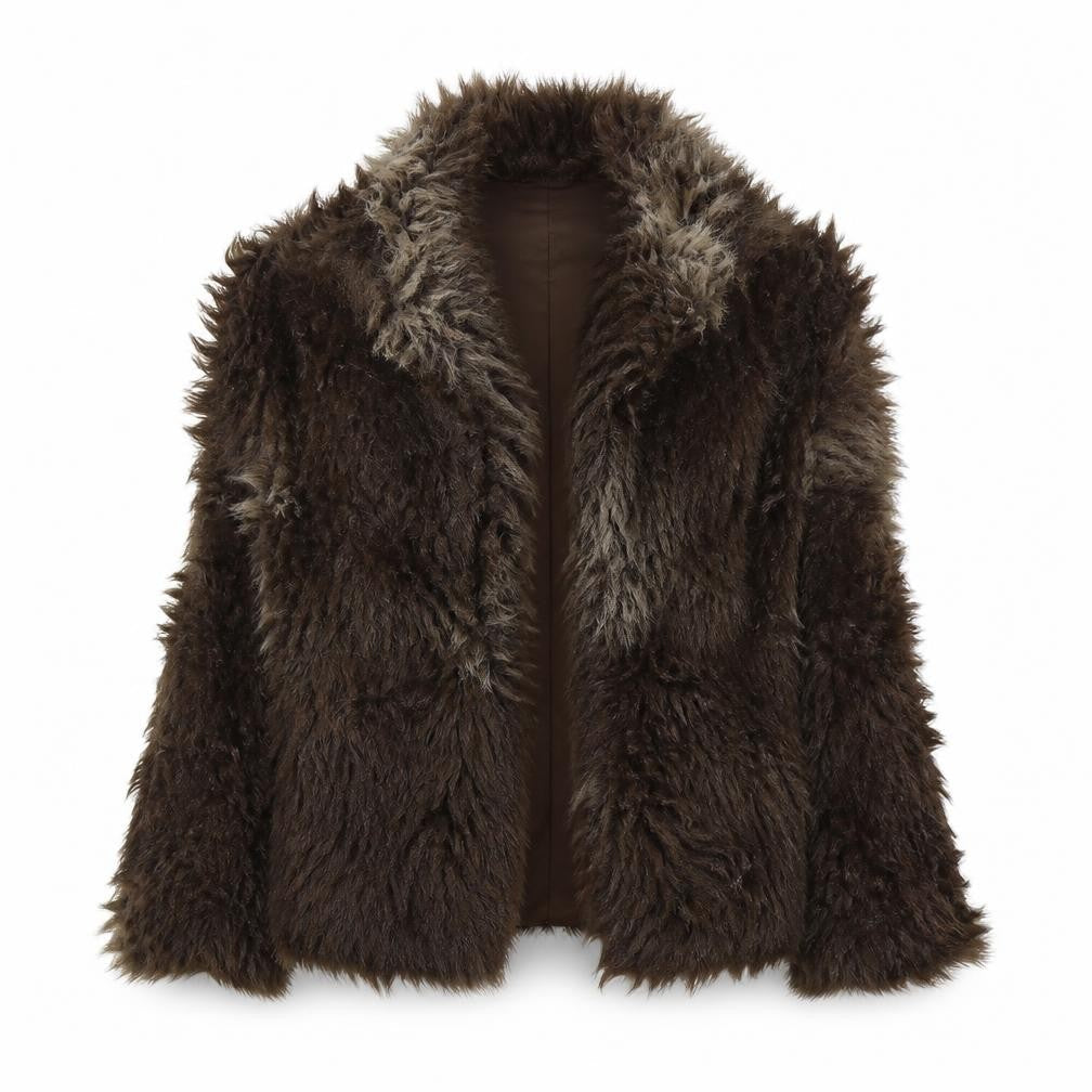 Per Una Womens Brown   Jacket Coat Size M