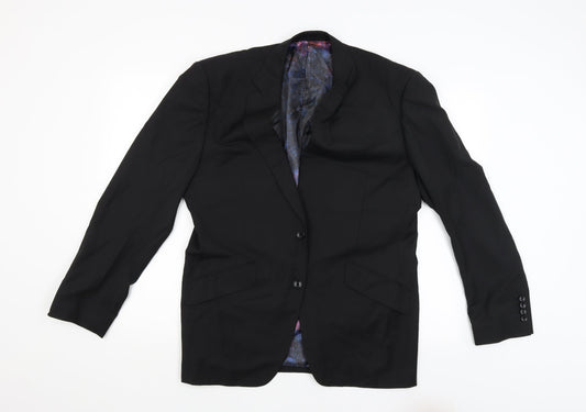 Harris&Howard Mens Black   Jacket Blazer Size 42