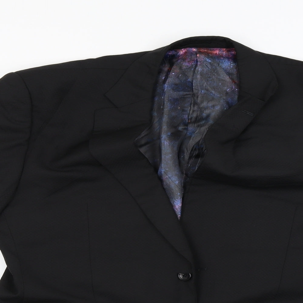 Harris&Howard Mens Black   Jacket Blazer Size 42