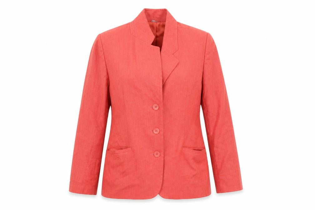 Preworn Womens Red   Jacket Coat Size 12
