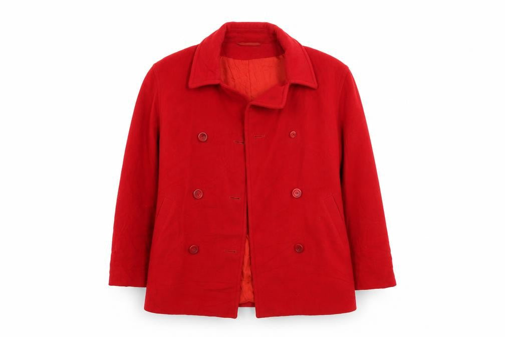 Preworn Womens Red   Jacket Coat Size S