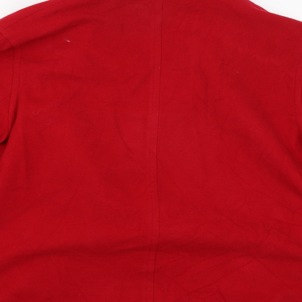 Preworn Womens Red   Jacket Coat Size S