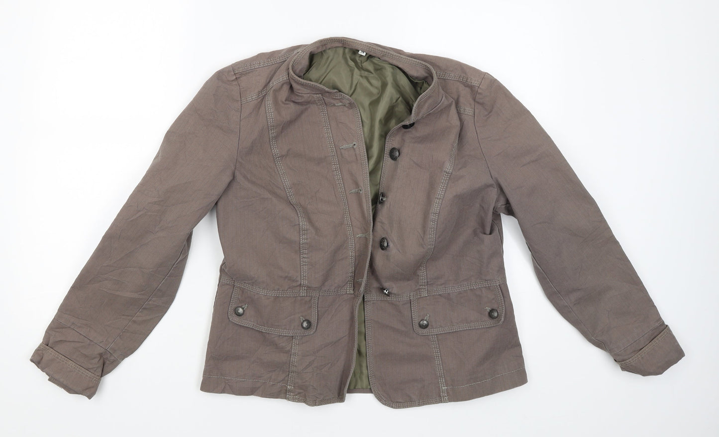 M&Co Womens Grey   Jacket Coat Size 14